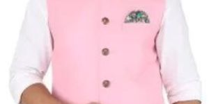 Pink Nehru Jacket