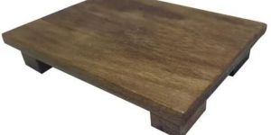 Wooden Krishna Chowki