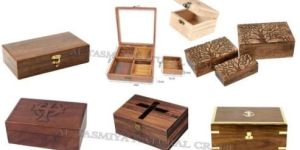 Antique Wooden Jewellery Box