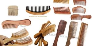 Brown Wooden Comb