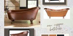 Clawfoot Copper Bathtub