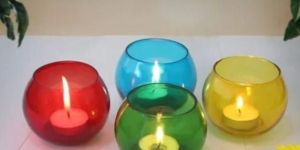 4 Inch Height 4inch Wide Candle Glass Votive