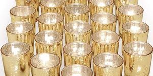 75ml Mercury Glass Candle Holders