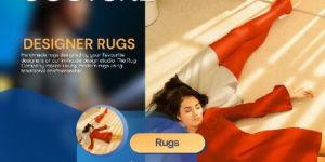 Modern Hand Tufted Area Rug High Low Carpet