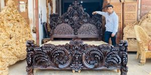 Wooden Double Bed