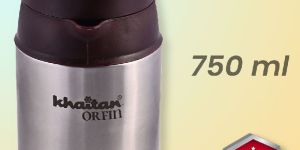 Khaitan Orfin Elegance Thermosteel Flask (Brown, 750ml)