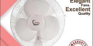 Khaitan PEDESTAL 400 Mm Silent Operation 3 Blade Pedestal Fan, White