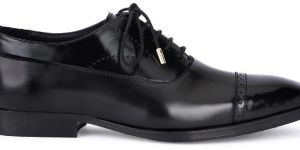 Williams Black Oxford Leather Mens Shoes