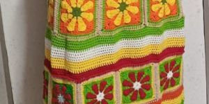 Handmade Crochet Long Skirt