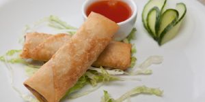 Desi Veg Spring Rolls
