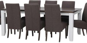 Wooden 8 Seater Dining Table Set