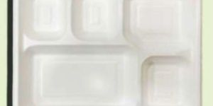 5 CP Bagasse Meal Tray