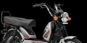Xl 100 Heavy Duty Silver Moped