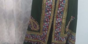 Ladies Fancy Green Pashmina Shawls