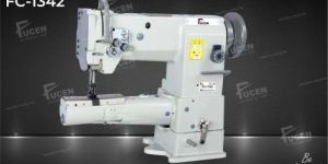 FC-1342: Double Needle Cylinder Bed Unison Feed Lockstitch Sewing Machine (For Heavy Material)