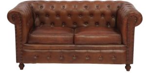 Leather 2 Setter Sofa