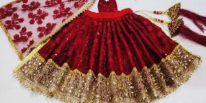 Designer Handwork Mata Rani Lehenga Patka
