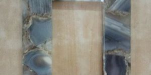 Grey Agate Stone Photo Frame