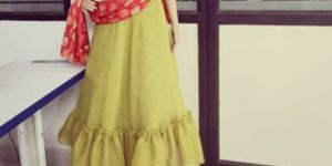 Ladies Georgette Ankle Length Frock