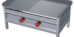 Half Grooved Griddle Plate