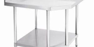 Stainless Steel Corner Table