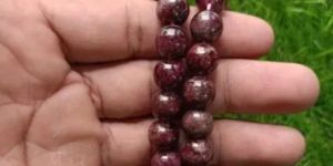 Garnet Bead Bracelet