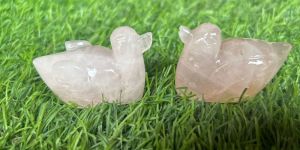 Rose Quartz Duck Set