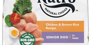 Nutro Chicken & Brown Rice Dry Dog Food for Senior Dog, 13lb