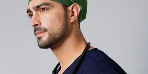 Knya Unisex Olive Green Premium Scrub Cap