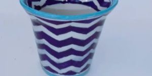 Blue Pottery Planter