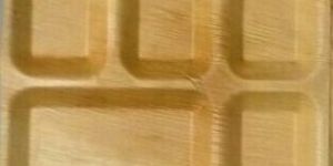 Areca Leaf Rectangular Partition Plates