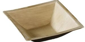 Square Pyramid Areca Leaf Bowl