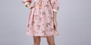 Ladies Printed One Piece Dress