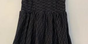 Kids Black Sleeveless Frock