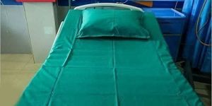 Green Hospital OT Bed Sheet