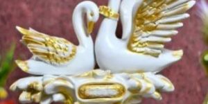 Duck Polyresin Statue Set