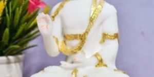 Handmade Marble Gautam Buddha Statue