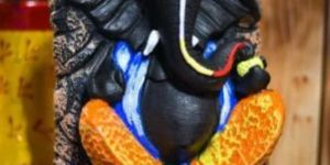 Polyresin Antique Ganesh Statue