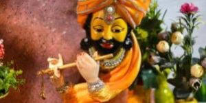 Polyresin Khatu Ji Pankh Statue