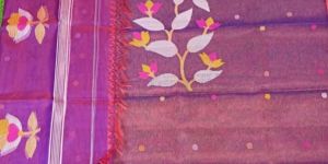 Pure Hand Woven Jamdani Work Muslin by Muslin Salwar Suit 2 Piece