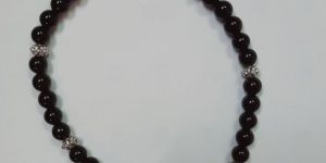 Black Onyx Beaded Anklet