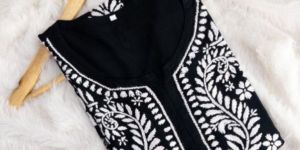 Ladies Chikan Rayon Kurti