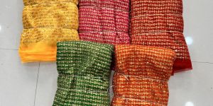 Sequence Butti Work on Net Fabric