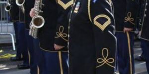 Blue Army Bag Pipe Band Uniform