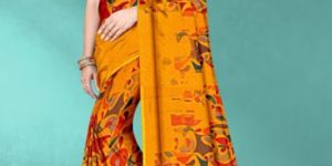 Heavy Weightless Printed Fancy Saree Bright Matching with Blouse 6 Mtr for Women