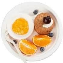 Plain Sugarcane Bagasse Plate