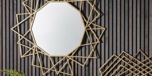 Filomena Decorative Metal Wall Mirror