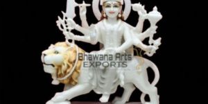 Marble Durga Moorti