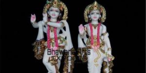 Marble Radha Krishna Moorti