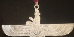 92.5 Silver Fravashi Pendant